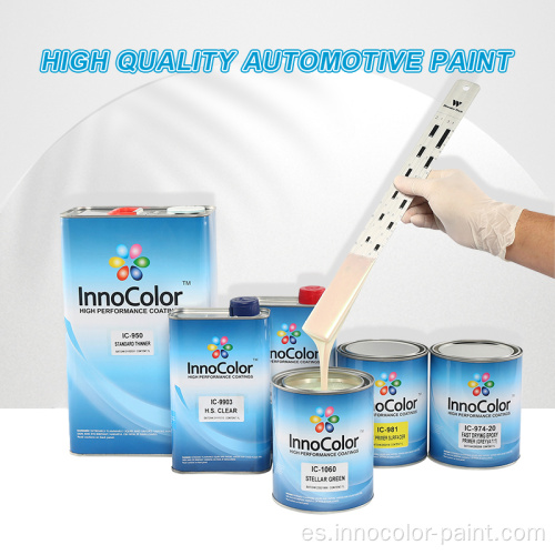 Pintura automática de 1k BaseCoat para reparación de automóviles